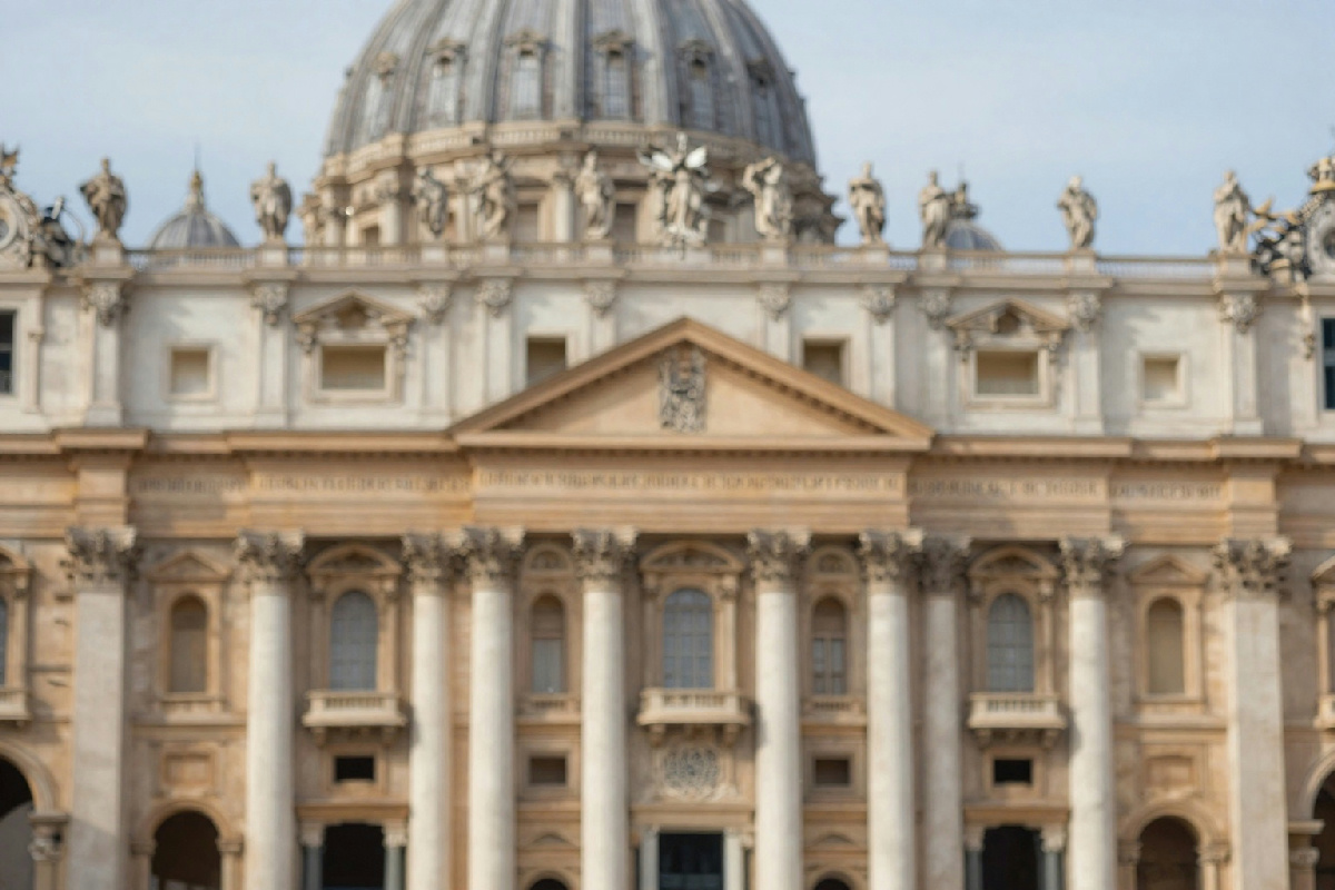 Dietro la basilica di San Pietro si trova una Scala Santa per chi ha fretta di visitare
