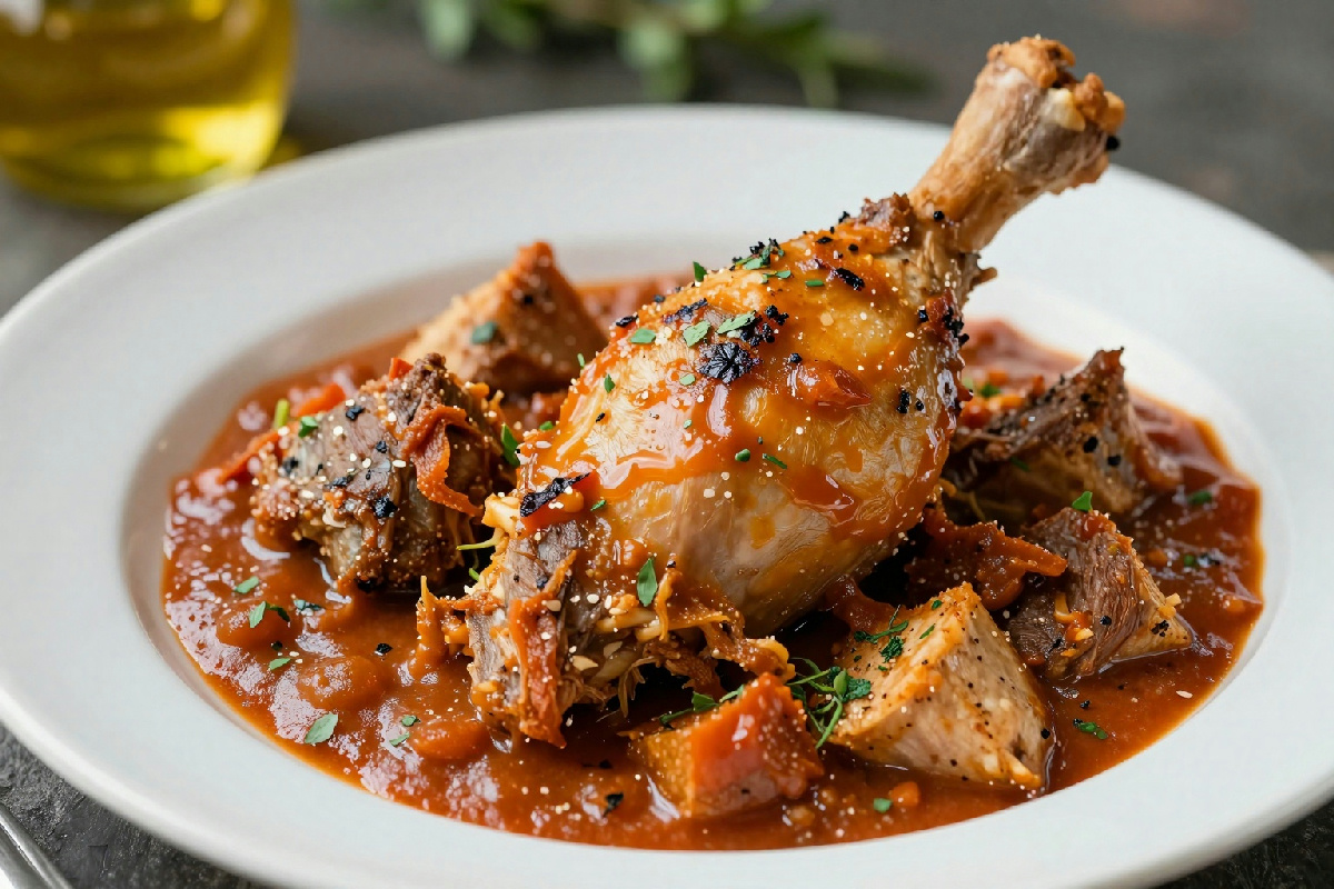 Pollo alla cacciatora: la ricetta tradizionale delle trattorie romane con un sughetto ideale per la scarpetta