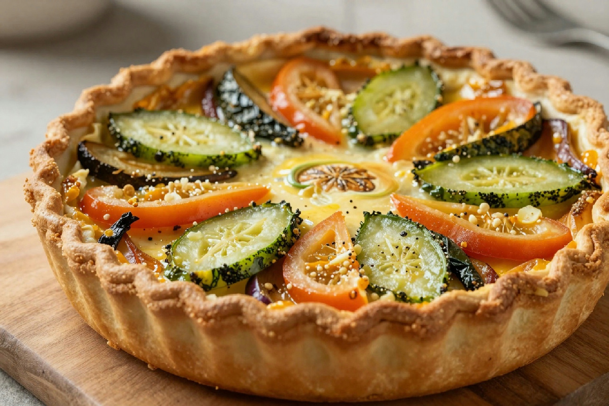 Quiche di verdure per svuotare il frigo, ogni volta diversa ma sempre molto buona